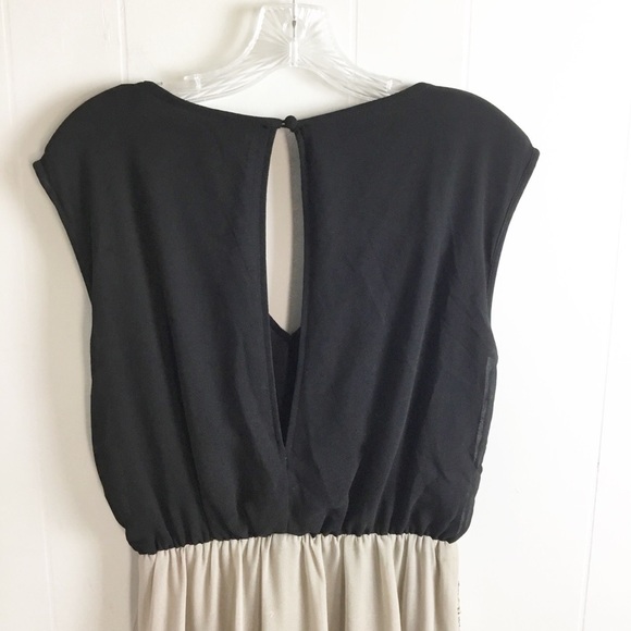 River Island Size 10 Sequin Black Dress Maxi Slit - Picture 6 of 10